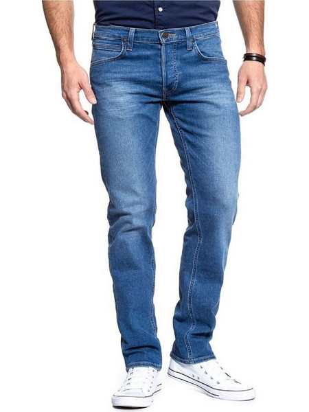 Lee Daren Ανδρικό Τζιν Παντελόνι Ελαστικό Κανονική Εφαρμογή Μπλε L706ROEM