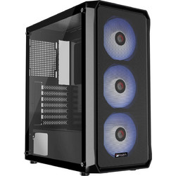 Fazn Paradox Black Midi Tower Κουτί Υπολογιστή με Πλαϊνό Παράθυρο