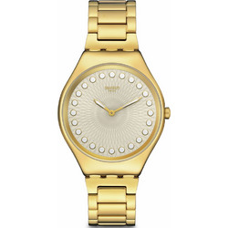 Swatch Γυναικείο Ρολόι με Χρυσό Μεταλλικό Μπρασελέ SYXG126G