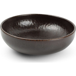 Μπολ stoneware καφέ 16 x 5 εκατ. Tabo