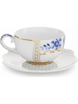 Pip Studio Φλιτζάνι Espresso & Ελληνικού Καφέ Πορσελάνης Λευκό 125ml 51004036