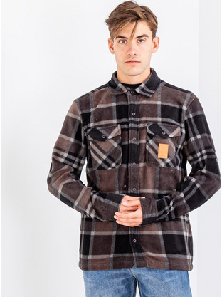 Etnies Ανδρικό Πουκάμισο Μακρυμάνικο Woodsman Fleece Chocolate