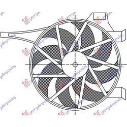 ΒΕΝΤΙΛ. A/C 1.3-1.7 Cdti (180 WATT) Opel Combo 00-12 - 028606490