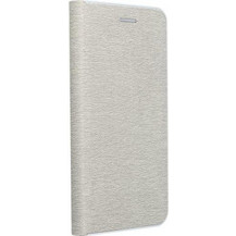 Θήκη κινητού Forcell Luna Book Gold Holster for iPhone 15 Pro Max Silver