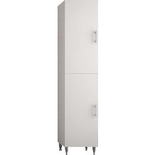 Drop Στήλη Μπάνιου Δαπέδου Ξύλινη White Gloss 40x32x184cm 5SLRR40WH