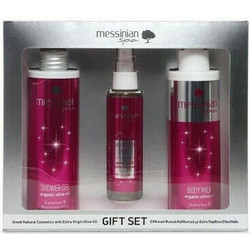 Messinian Spa Mysterious Shower Gel 300ml + Body Lotion 300ml & Hair + Body Mist 100ml
