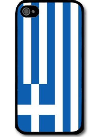 Θήκη πίσω κάλυμμα για iPhone 4G / 4S - Ελληνική Σημαία