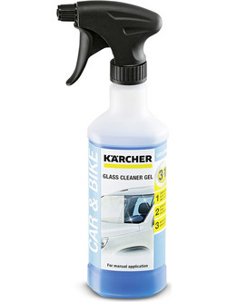 KARCHER GLASS GEL ΚΑΘΑΡΙΣΤΙΚΟ ΓΙΑ ΓΥΑΛΙΝΕΣ ΕΠΙΦΑΝΕΙΕΣ 500ml 6.295-762.0