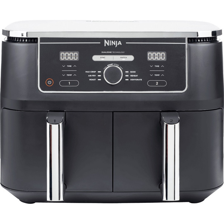 Ninja Max Dual Zone AF400EU Air Fryer 9.5lt με Διπλό Κάδο Μαύρο από 153 ...