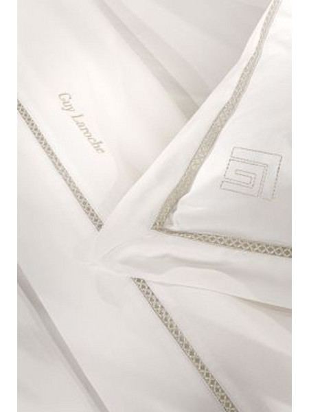 Guy Laroche Σετ Σεντόνια King Size Βαμβακοσατέν 270x280 Blend Ecru-Ivory