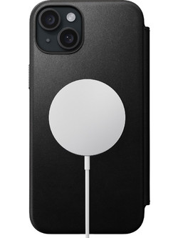 Θήκη Nomad Modern Δερμάτινη Πορτοφόλι για APPLE iPhone 15 Plus 6.7 - ΜΑΥΡΟ - NM01624585