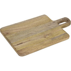 Zaros Βάση Kοπής/Σερβιρίσματος Από Ξύλο Mango Natural 40x25 Εκ. KZ280