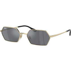 Ray-Ban RB3728 92136V Γυαλιά Ηλίου Ορθογώνια Μεταλλικά Χρυσά με Μαύρο Polarized Φακό