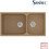 Sanitec Classic 307 Επικαθήμενος Νεροχύτης Γρανίτη Αντιστρεφόμενος Ματ Celtic Stone 92x51cm