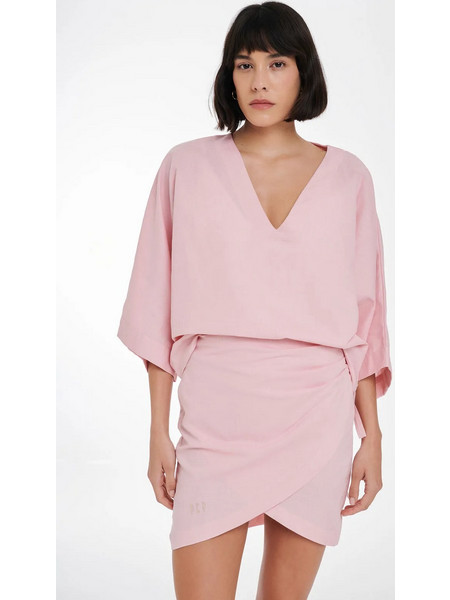 PCP Penny Υφασμάτινη Μίνι Φούστα Pink