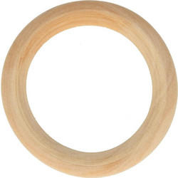 Κρίκος Artemio Ξύλινος 70x10mm 3 Τεμάχια
