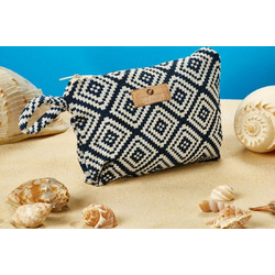 WhiteEgg Z/140-3 Γυναικείο Νεσεσέρ Παραλίας 21x4x15cm Navy Μπλε
