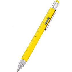 Troika Construction PIP20 Yellow Στυλό Διαρκείας Μπλε