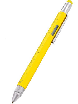 Troika Construction PIP20 Yellow Στυλό Διαρκείας Μπλε