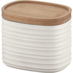 Βάζο 500ml με bamboo καπάκι Tierra άσπρο Guzzini 181801156