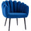 HomeMarkt Πολυθρόνα Βελούδινη Μπλε Vivien HM8631.08