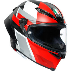 AGV Pista GP RR Competizione Carbon White / Red Κράνος Μηχανής Full Face 1400gr