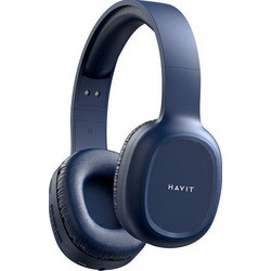 Havit H2590BT Pro Ασύρματα Bluetooth Ακουστικά Over Ear Μπλε