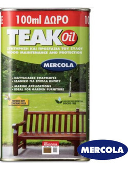 Mercola Teak Oil με Κερί 5lt