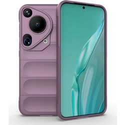 Techsuit Magic Shield Huawei Pura 70 Ultra Θήκη Σιλικόνης Purple