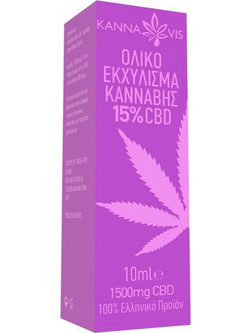 Kannavis Ολικό Εκχύλισμα Κάνναβης 15% CBD 10ml