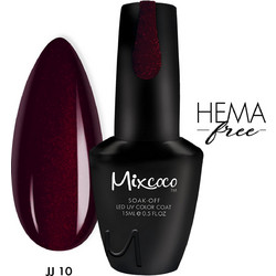 Mixcoco JJ-10 Glitter Ημιμόνιμο Βερνίκι Νυχιών 15ml