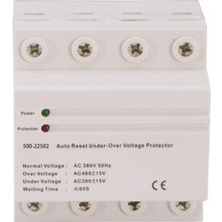 Eurolamp Επιτηρητής Τάσης Τριφασικός 63A 4P 300-460V (500-22502)