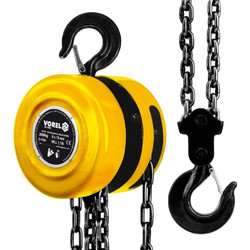 Vorel 80753 Παλάγκο Αλυσίδας (Γερανάκι) Με Γάντζο 3 Ton