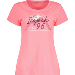 ICEPEAK Κοντομάνικη Μπλούζα W BROOKINGS PINK γυναίκες
