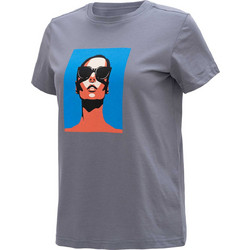 BRILLE Κοντομάνικη Μπλούζα WOMAN GREY γυναίκες