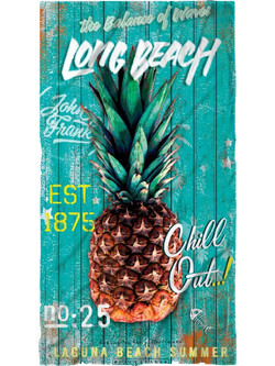 John Frank Long Beach Πετσέτα Θαλάσσης Πολύχρωμη
