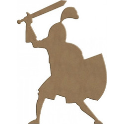 Ιππότης mdf 17 x 13cm