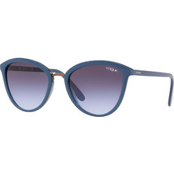 Vogue VO5270S 2700/4Q Γυναικεία Γυαλιά Ηλίου Στρογγυλά Κοκάλινα Μπλε με Μπλε Φακό