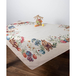 τραπεζομάντηλα (140cm x 180cm) EASTER DOTS 5206978027659 silkfashion - 1.40x1.80