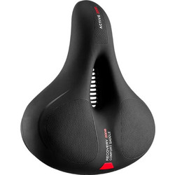 Rockbros AQ-6090R bicycle saddle - black and red