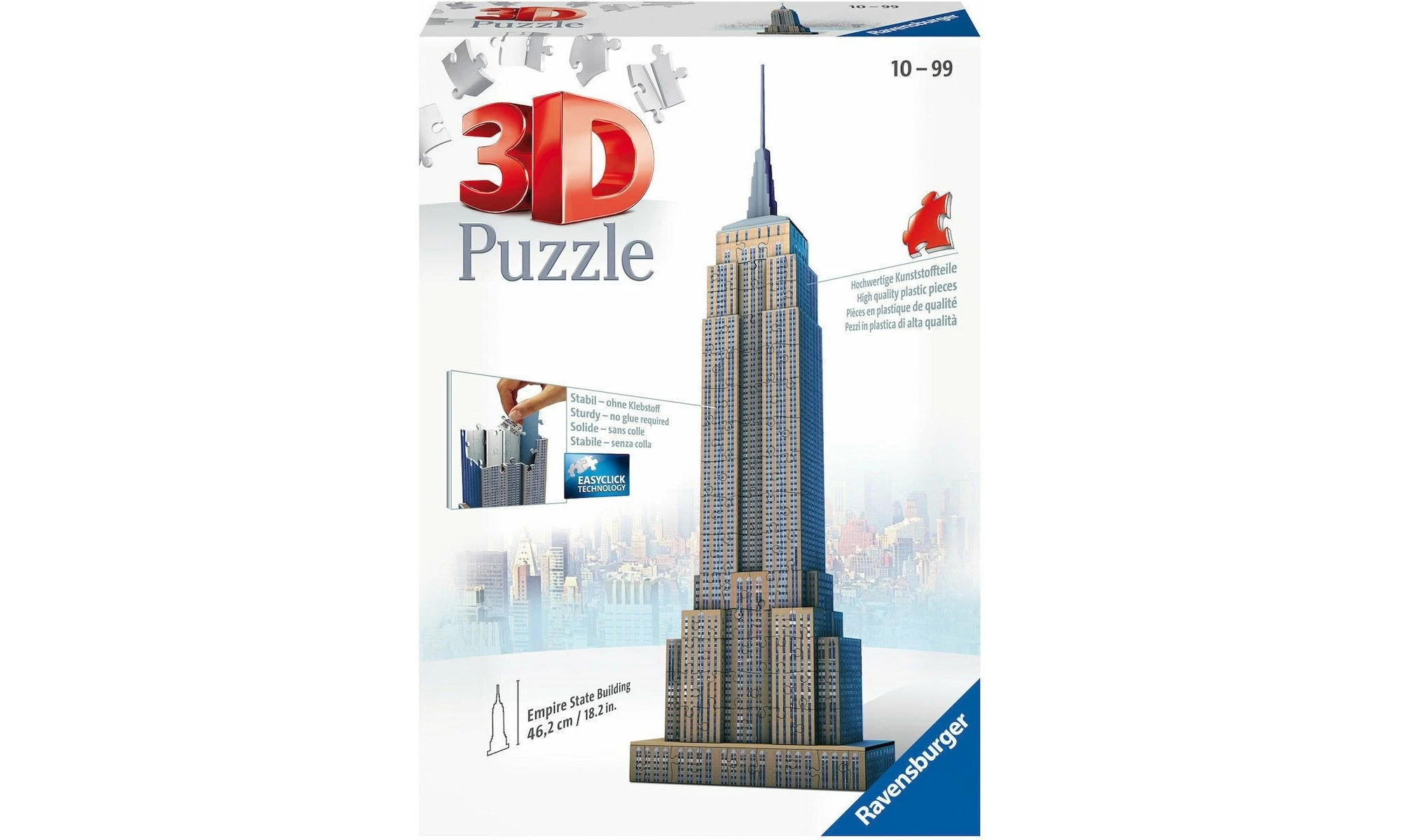 Puzzle Ravensburger Empire State Building 3D 216 Κομμάτια BestPrice.gr