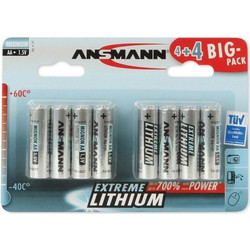 Ansmann Extreme Lithium AA 8τμχ
