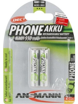 Ansmann Phone maxE AAA 550mAh 2τμχ