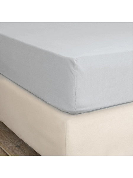 Nima Σεντόνι King Size 270x280 Unicolors Shiny Grey