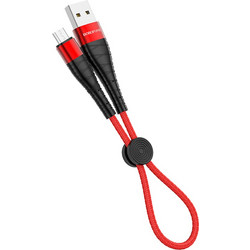 Καλώδιο USB Φόρτισης Borofone Munificent Cable BX32 Micro-USB 0.25 m 2.4A, κόκκινο