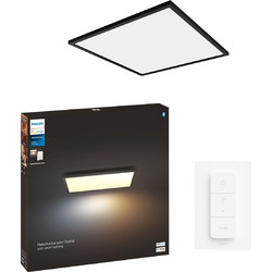 PHILIPS Hue White Ambiance Έξυπνο Φωτιστικό Οροφής Aurelle Square Panel Light 39W + Hue Διακόπτης Dimmer