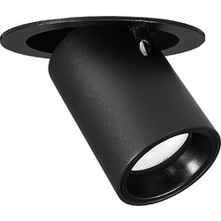 Σποτ Μονόφωτο LED Χωνευτό Viokef Gerer Black 4304701