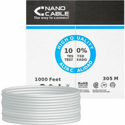 Nanocable U/UTP Cat.5e Καλώδιο Δικτύου Ethernet 305m Grey 10.20.0304-FLEX