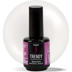 Trendy Builder Natural White Ημιμόνιμο Βερνίκι Νυχιών 15ml