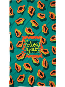 John Frank Papaya Πετσέτα Θαλάσσης Πράσινη 80x150cm